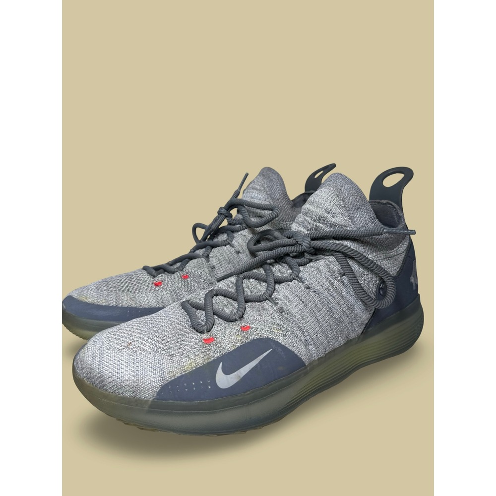 Nike KD 11 Cool Grey Wolf Grey Basketball Shoes AO2604-002 Mens 12